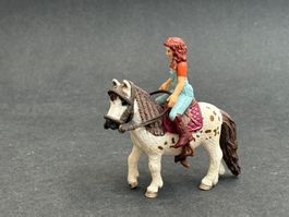 Schleich 42518 Mia & Spotty Ponyreiterin Pony Reiterin
