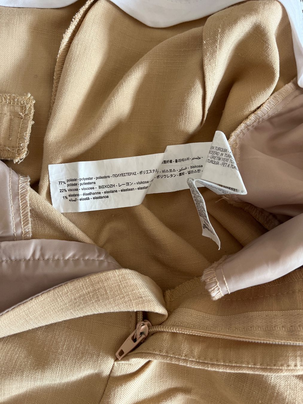 Zara Pantaloni: Zara Damenhose Beige Grösse S – Usato da Zürich venduto da bretxo 3