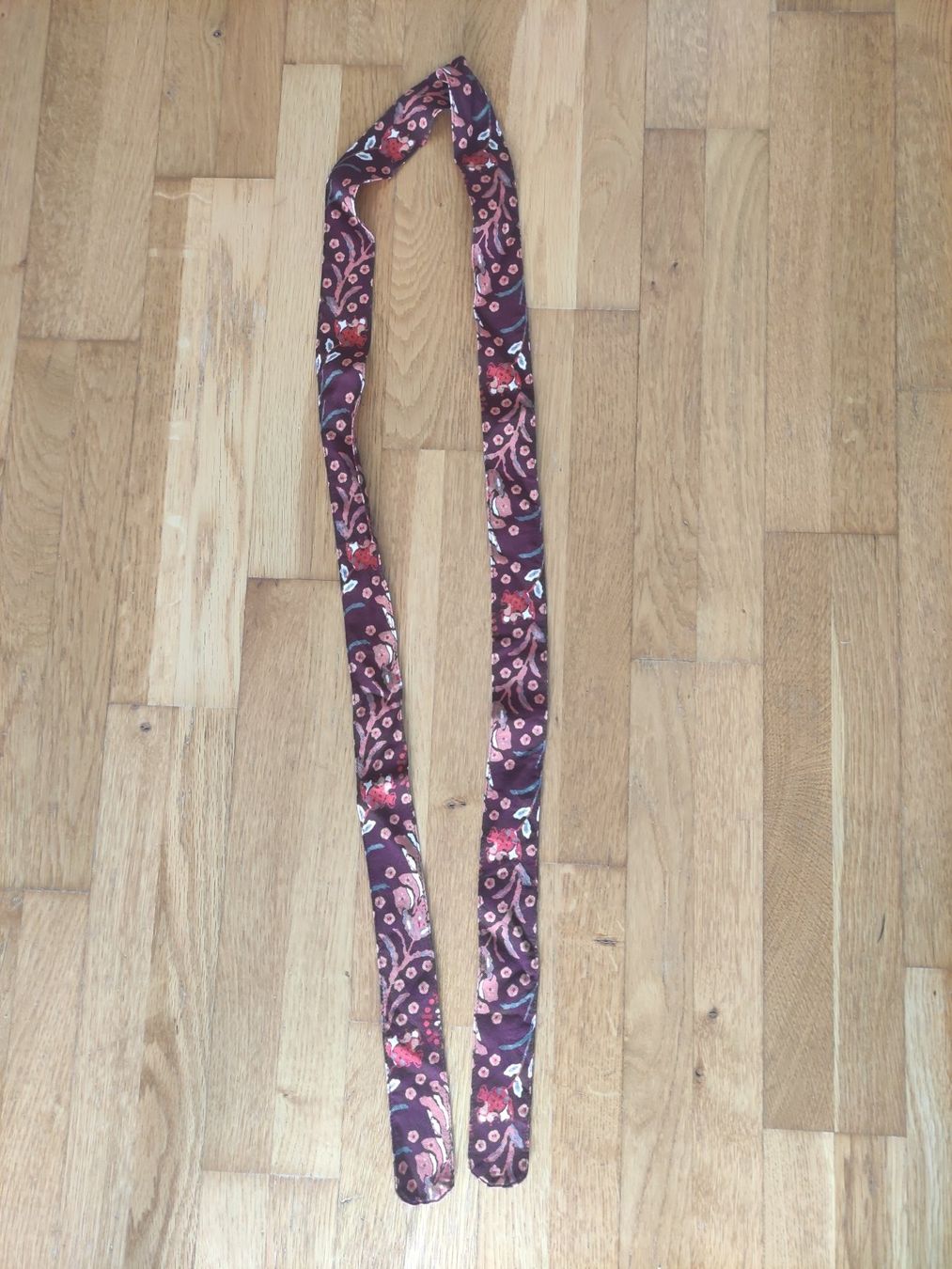 Pantaloni: Sommerhose rot gemustert Gr. 36 Sienna – Nuovo (secondo la descrizione) da Schliern b. Köniz venduto da Pecannut 7