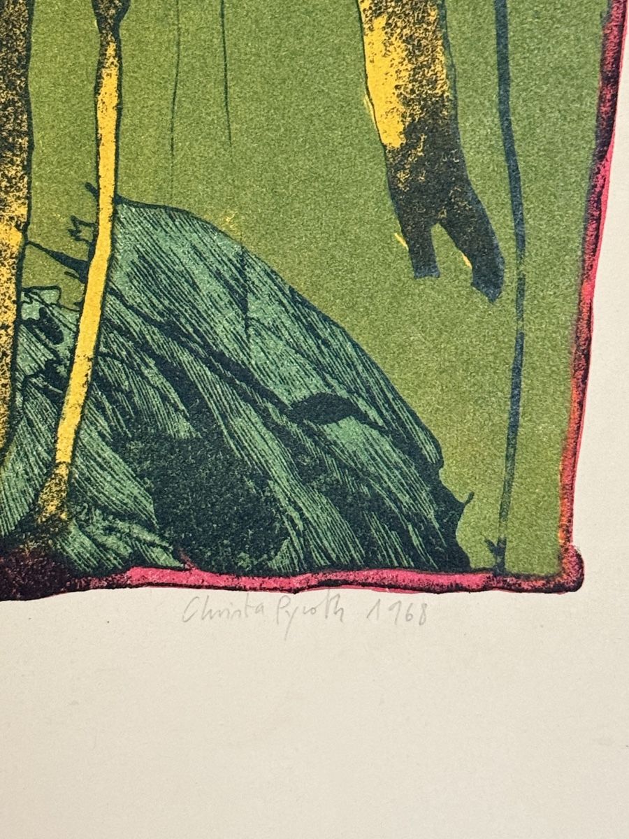Grafica & Litografie: Christa Pyroth 1968 - Lithographie – Usato da Solothurn venduto da NUVICO 3