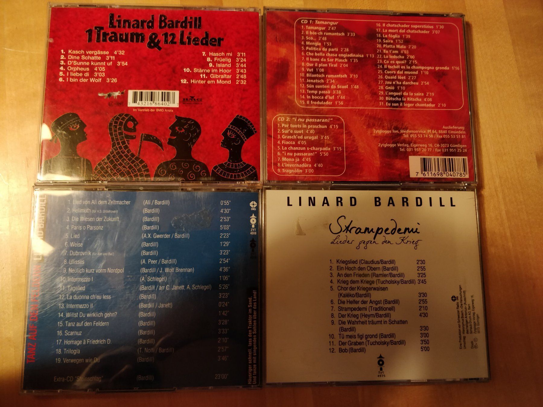 CDs: Linard Bardill – Neu (gemäss Beschreibung) aus Grosswangen von Dacotojafa 1