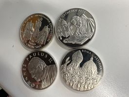 4x10 Liras Malta 2005 Papst