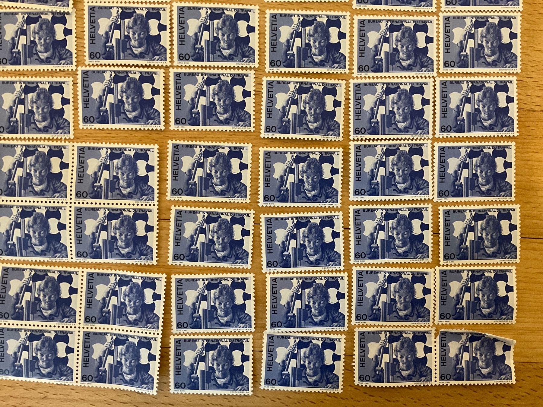 Tutti i francobolli: 60Fr Ämter Frankaturware ungestempelt postfrisch Sammlung – Nuovo (secondo la descrizione) da Wil SG venduto da Chefsugus 4