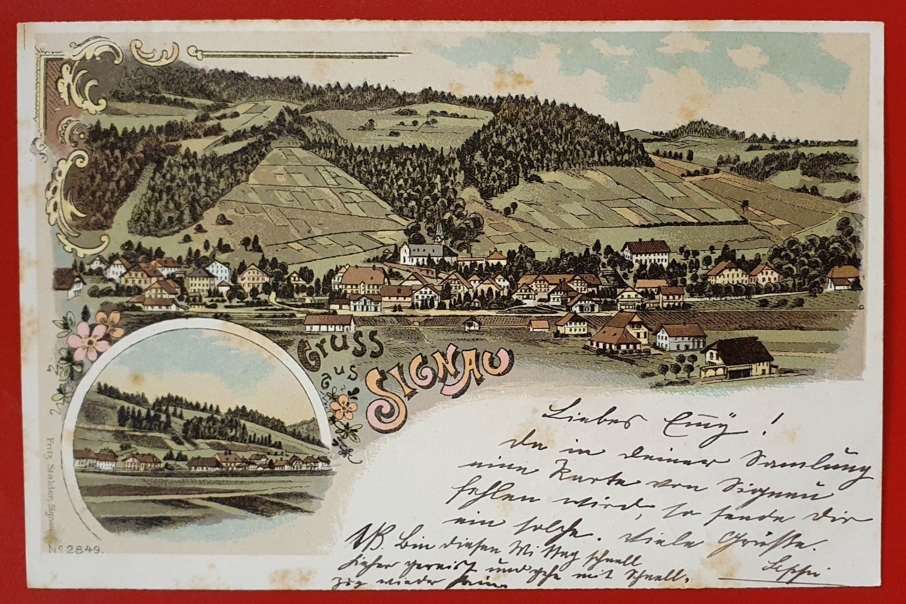 Ansichtskarten: Gruss aus Signau 1898 – Gebraucht aus Kreuzlingen von Rschweiz1