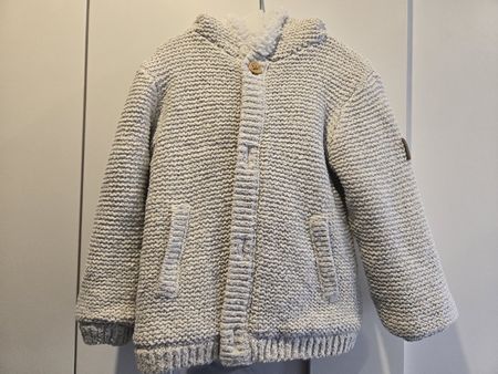 Happy&Cute Strickjacke mit Teddyfutter, Gr. 92