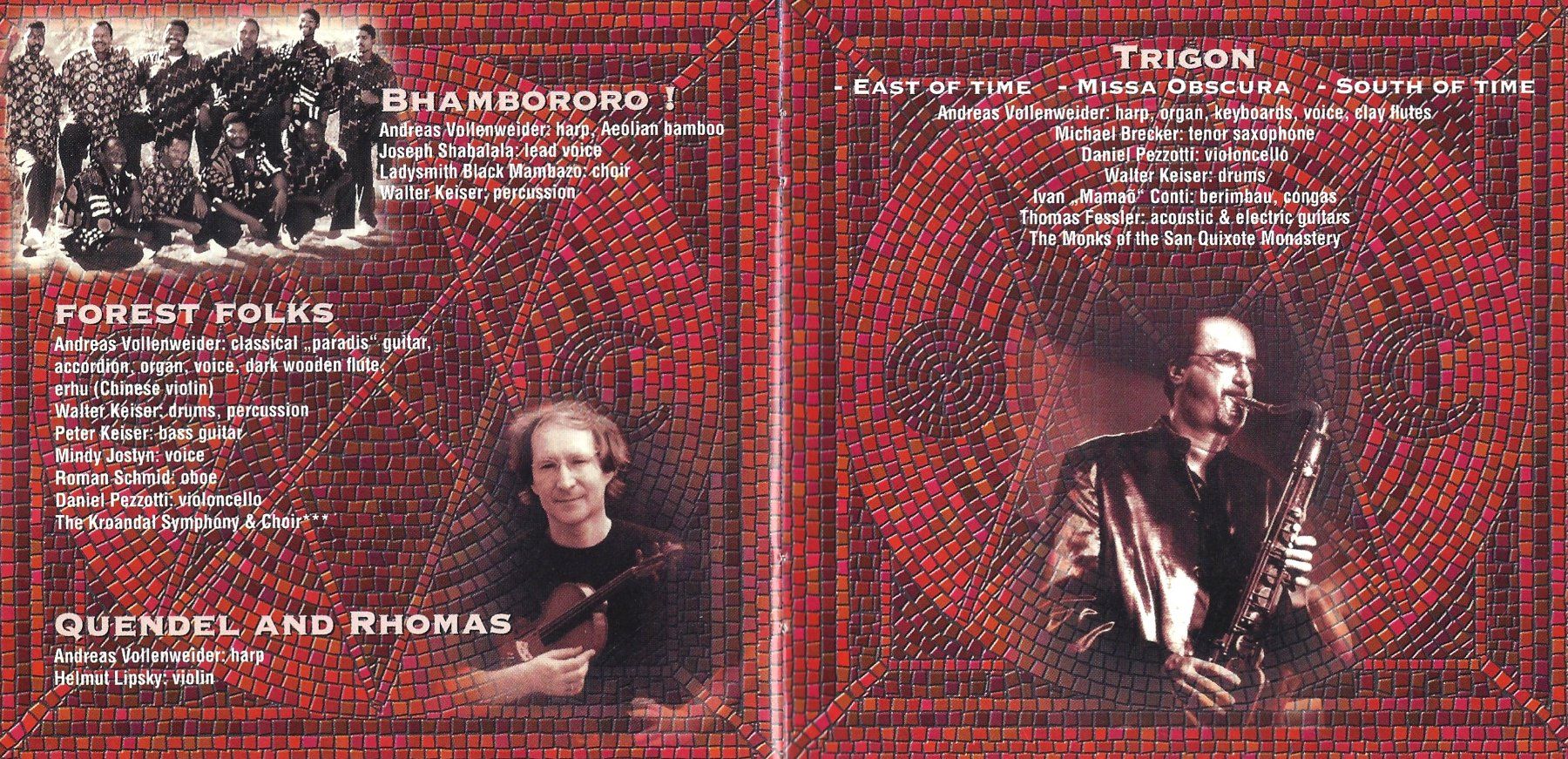 CDs: Vollenweider KRYPTOS Michael Brecker Saynho Namtchilak CD – Gebraucht aus Kandergrund von Sososo 4