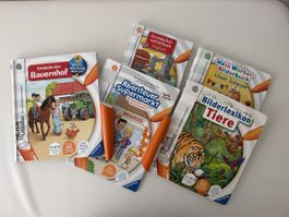 Tiptoi Set mit 5 Bücher und 2 Stifte
