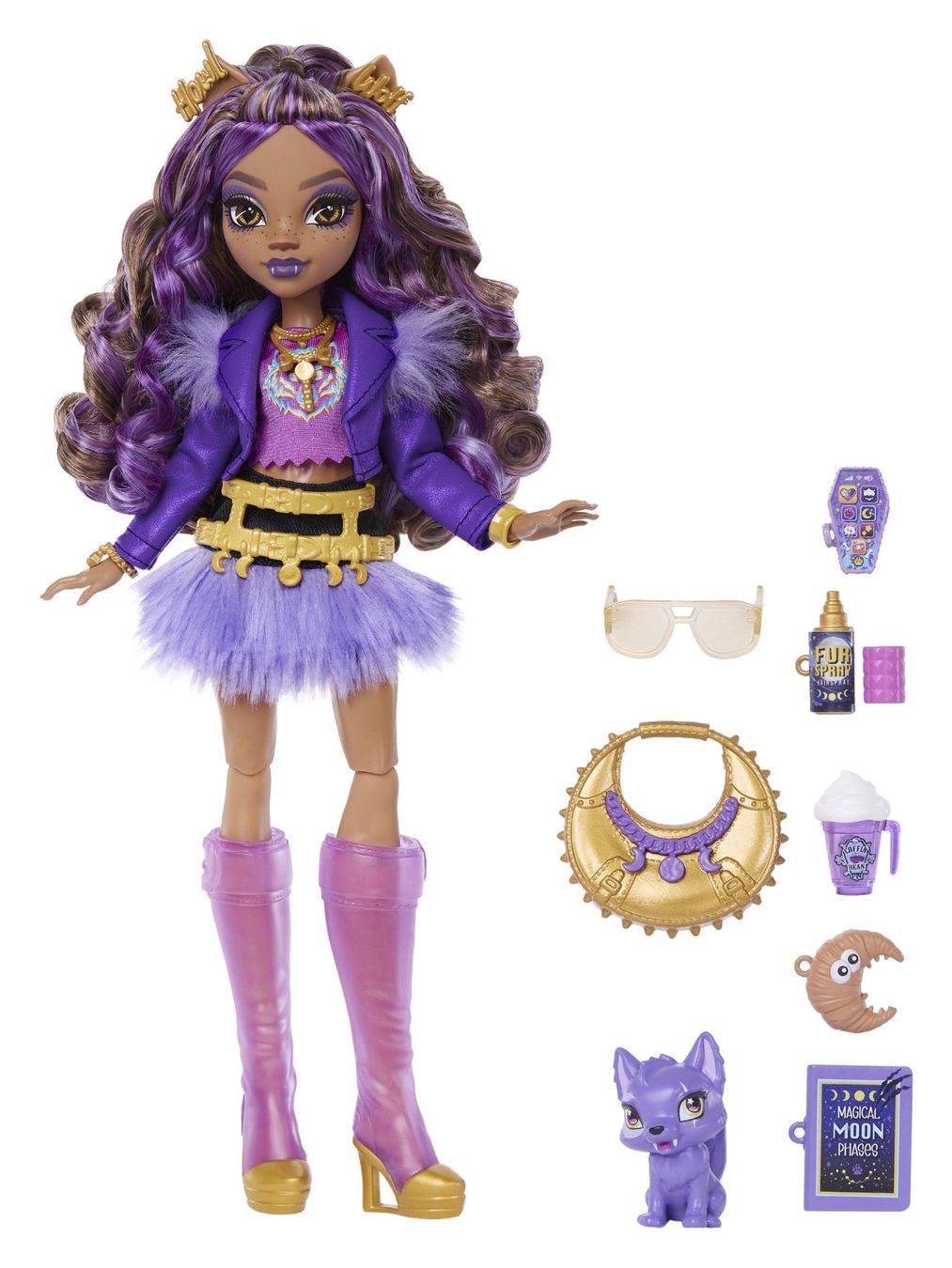 Bambole: Monster High poupée Clawdeen Wolf – Nuovo e nell'imballaggio originale da St-Imier venduto da ATTAKSHOP 3