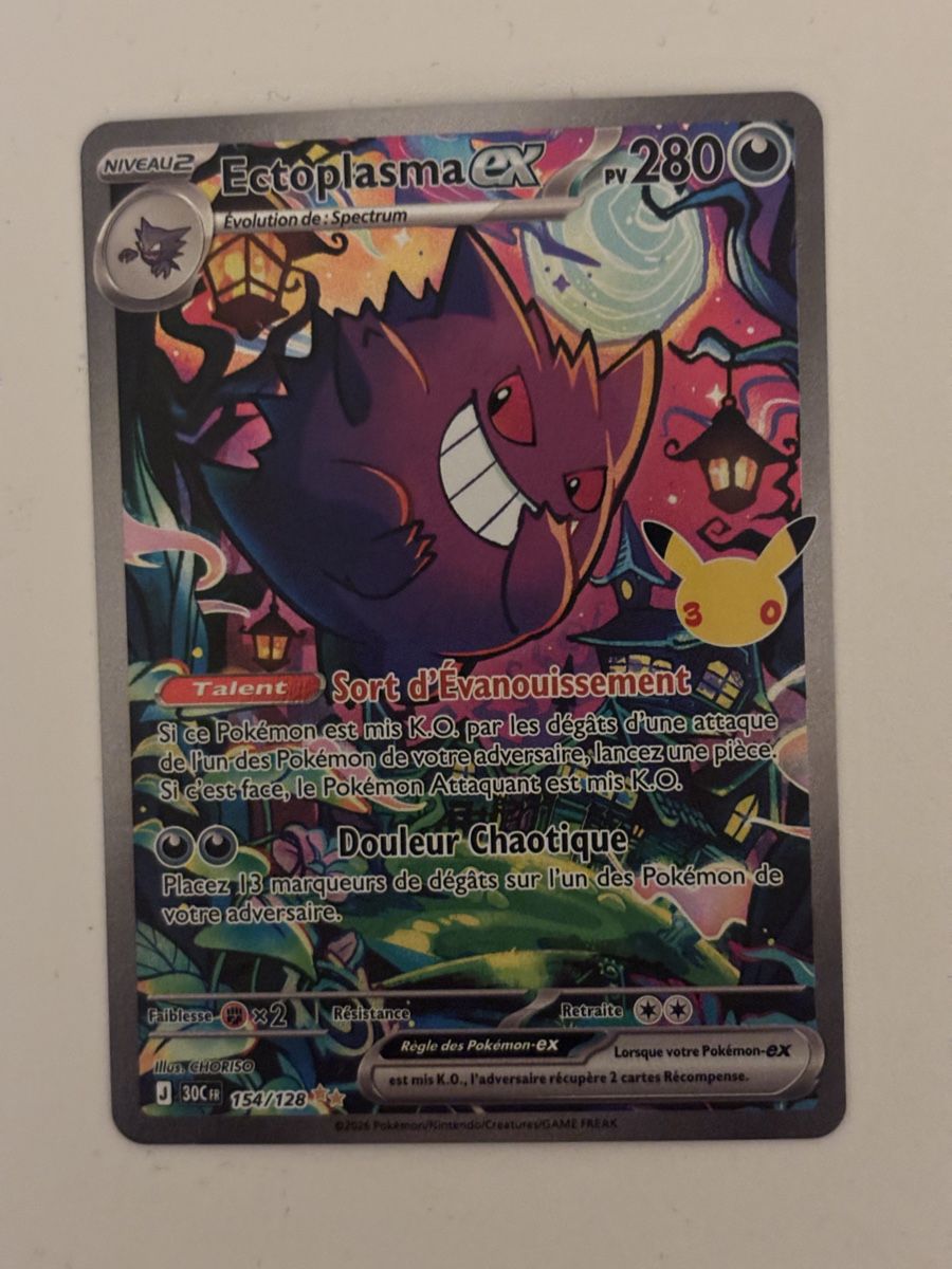 Pokémon Cartes à collectionner: Carte Pokémon ECTOPLASMA c30 154 – Neuf (Voir description) à lausanne par helderj