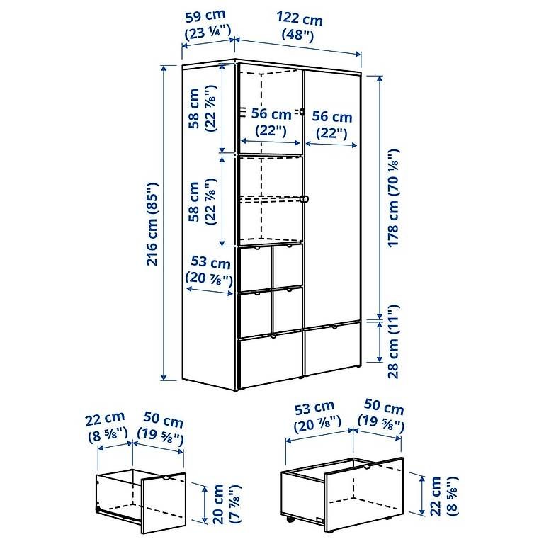 Armadi: 2 armadi Ikea – Usato da Sementina venduto da edo_c2fd 3