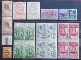 ITALIA: Des timbres neufs ** des années 1919–1958, 2 photos