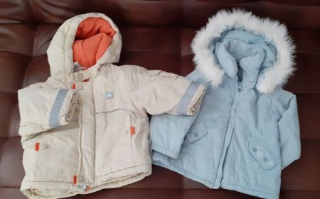2 Winter Jacken gr 74