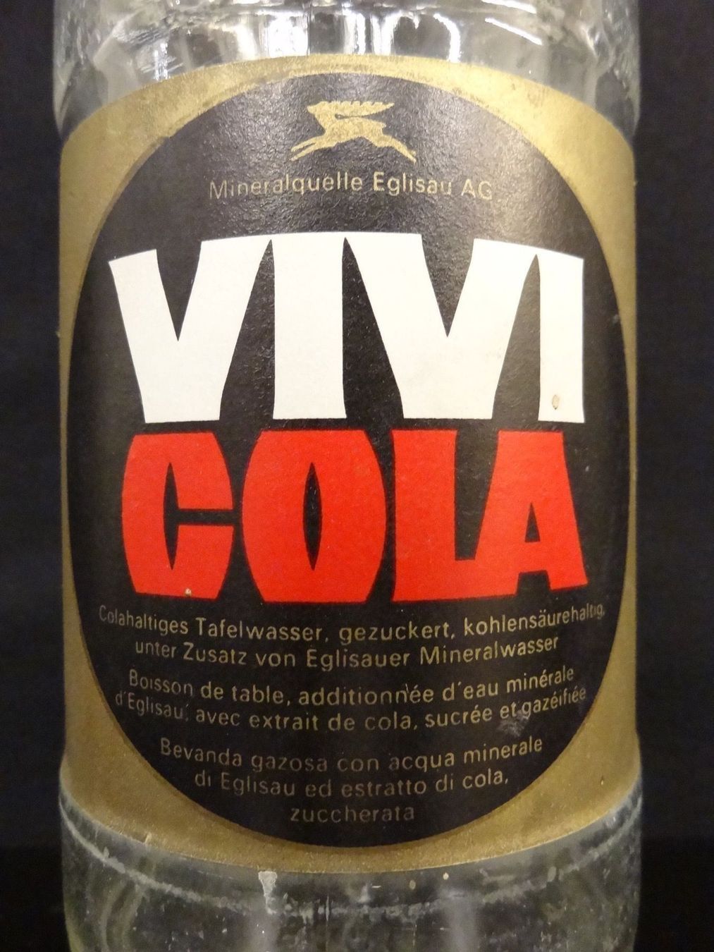 Bicchieri, Caraffe & Bottiglie: alte Flasche VIVI COLA 1969 SIEGWART – Usato da Kerzers venduto da Flaschenposten 1