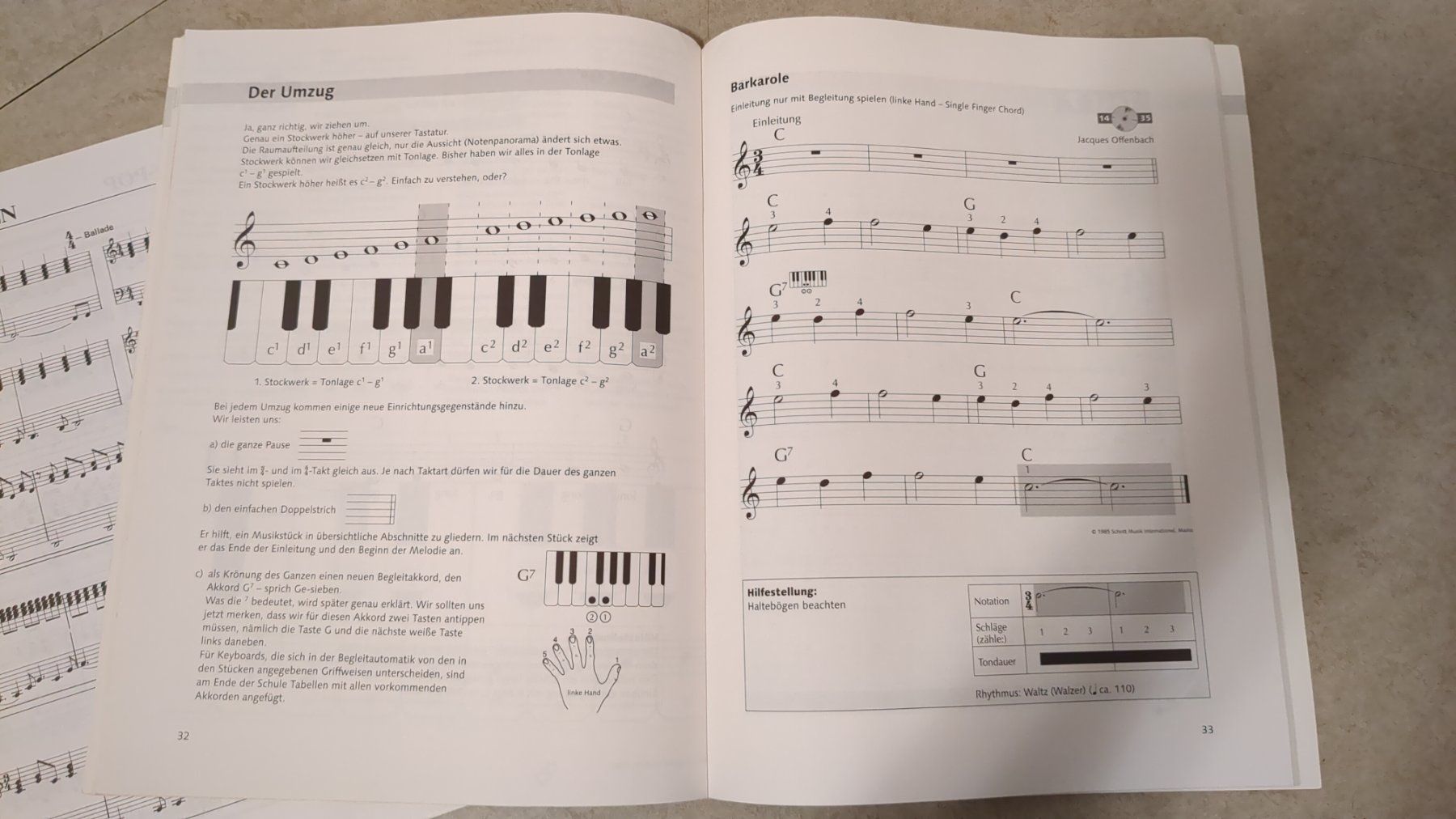 Libri: 2 Bücher/Booklets - Kurs zum Keyboard lernen – Usato da Basel venduto da haferkleie 2