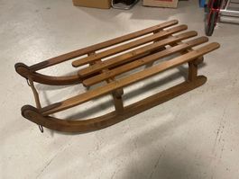 Schlitten, sehr stabiler Lastenschlitten, Ende 1950er Jahre