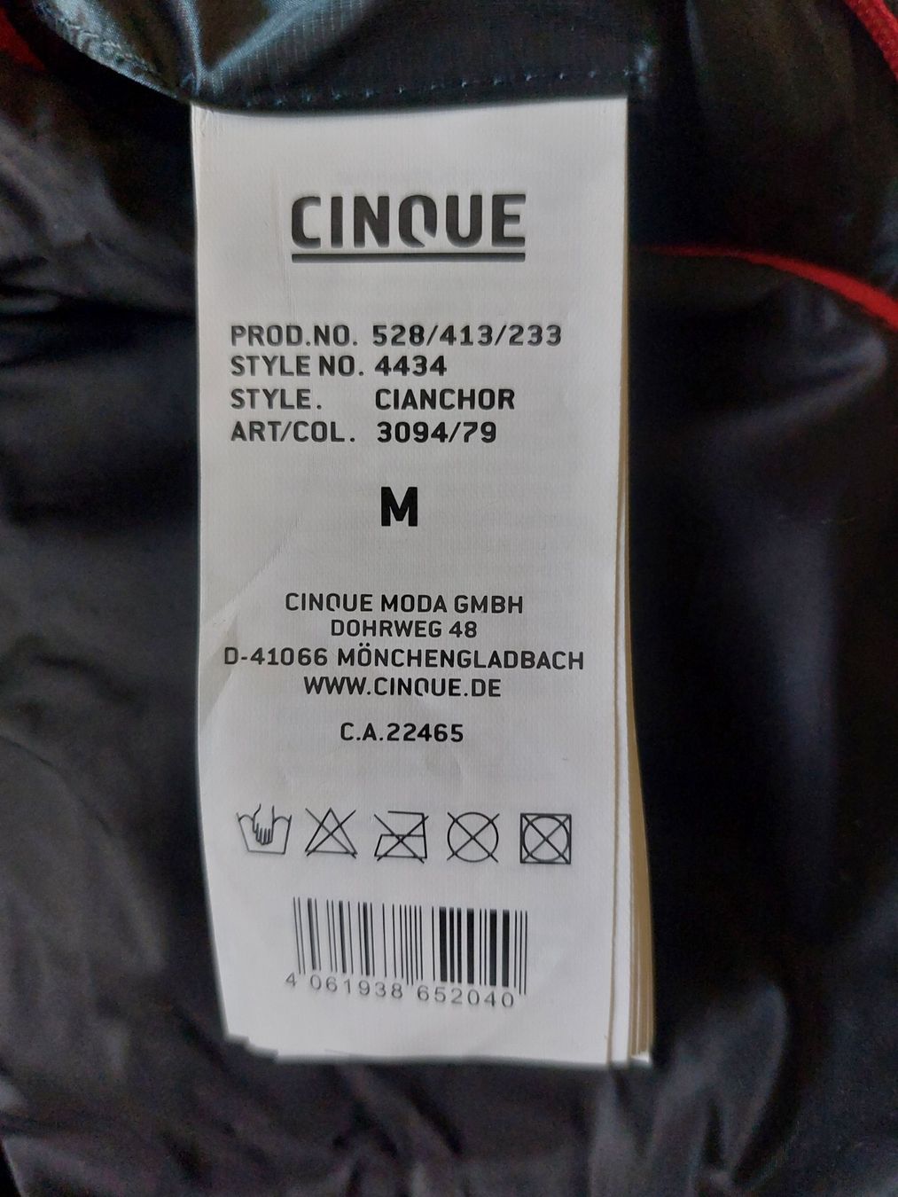 Cinque Vestes: Male winter puffer jacket Cinque size M – D'occasion à Zürich par zuz_9qry 3