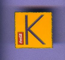 Coca Cola   Buchstabe  " K  "
