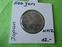 Japan o.J., 500 Yen    unz