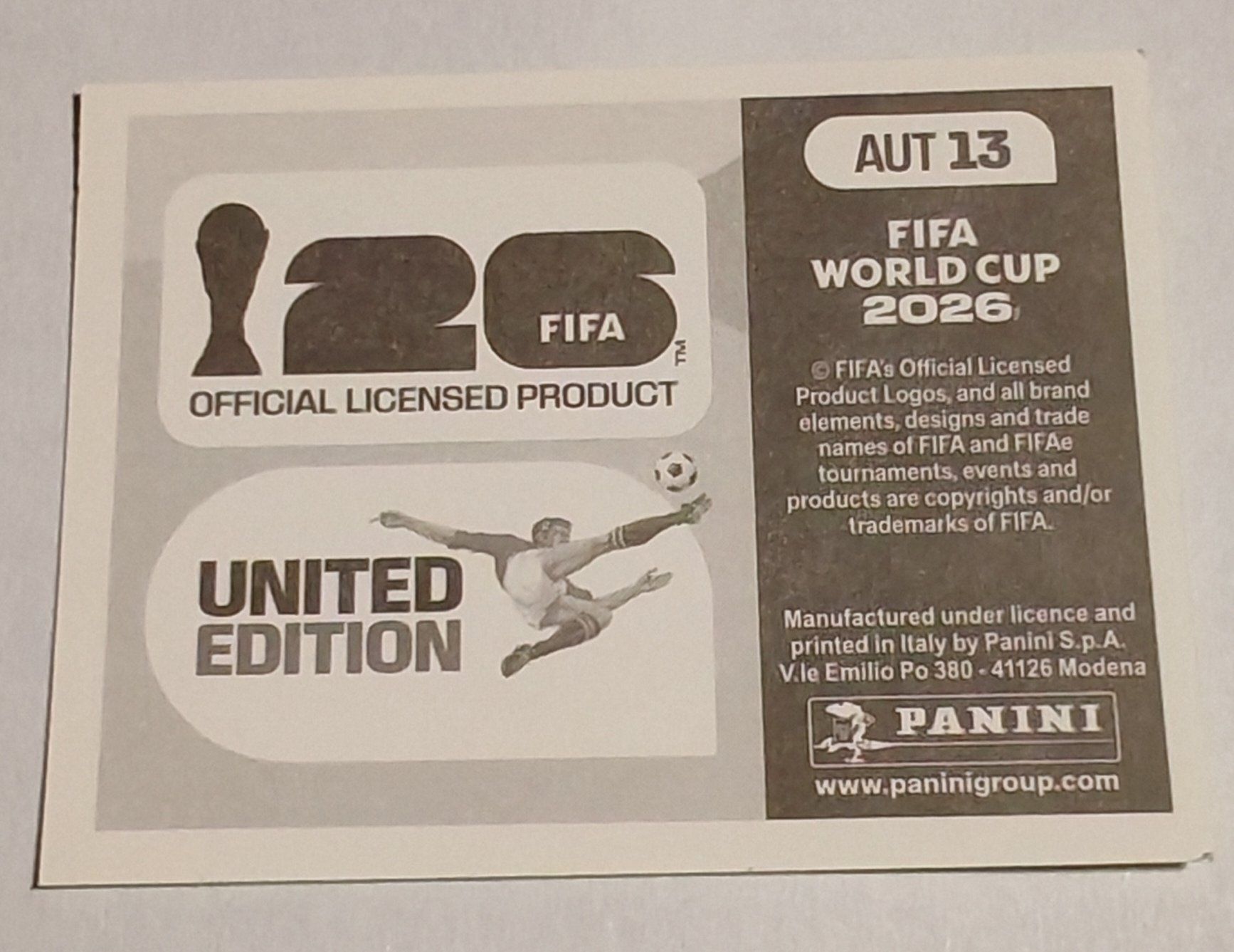 Panini Cartes à collectionner: Team Österreich - AUT 13 – Neuf (Voir description) à Rietheim par Squaley 1