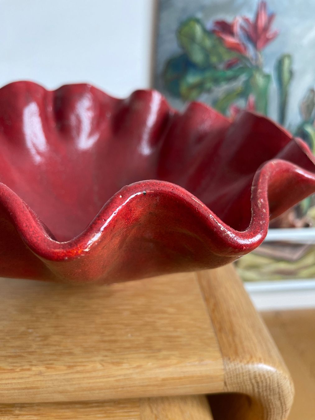 Schalen: Fruchtschale oder Deko Schale rot Keramik – Gebraucht aus Nussbaumen AG von HelenaDavid1910 2