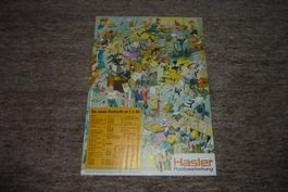Plakat,Post,Tarife 1984, Hasler, Poster, Nydegger Werner