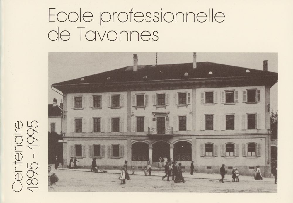 Tavannes Plaquette Du Centenaire De L cole Professionnelle Gebraucht 