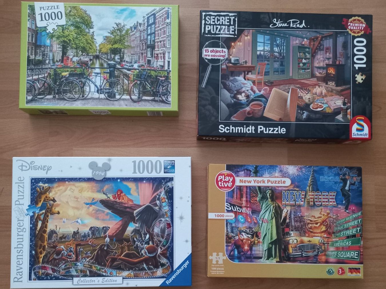Puzzle: Puzzle Set 4x1000 Teile – Usato da Arbon venduto da rispi89