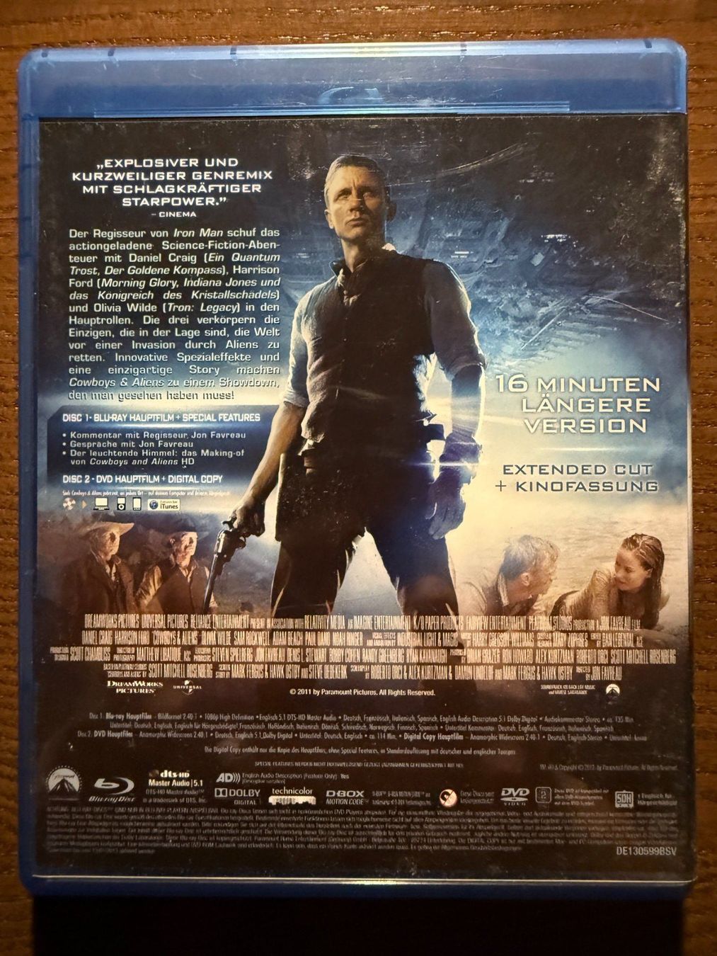 Tutti i DVDs: Cowboys & Aliens – Usato da Zürich venduto da Blu-ray_ZH 1