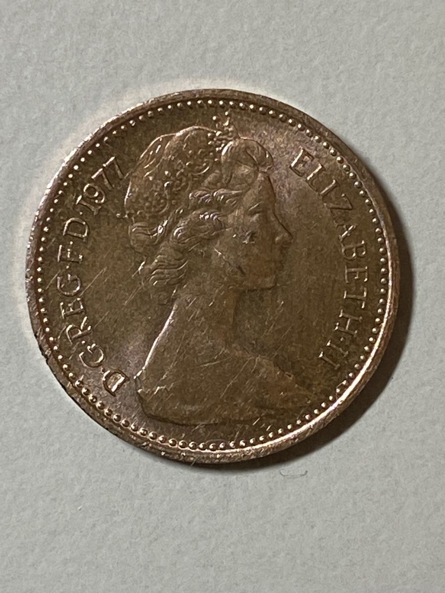 Tutti le monete: GB - New 1/2 Penny - 1977 – Usato da Payerne venduto da Mike1682 1