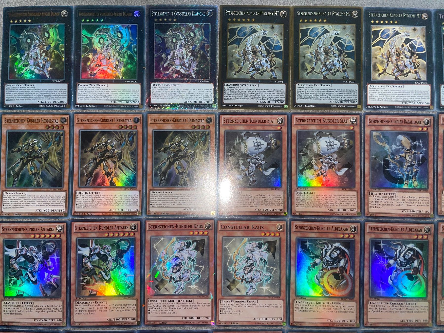 Yugioh Cartes à collectionner: Seltenes Sternzeichen / Sternritter Deck! – Neuf (Voir description) à Altstätten SG par ChangeMaker 1