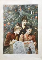 Richard  Lotter - Chromolithographie um 1895, Weihnachten