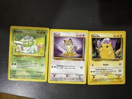 🔥Trio cartes Pokémon 1999 en 🇩🇪 🔥