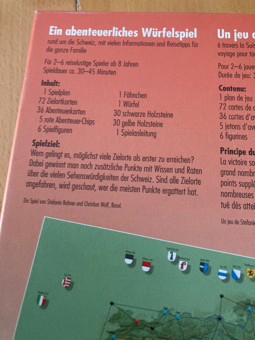 Carlit Jeux: Brettspiel "Schweizer Reise", komplett – Neuf (Voir description) à Gelterkinden par froggy80 3