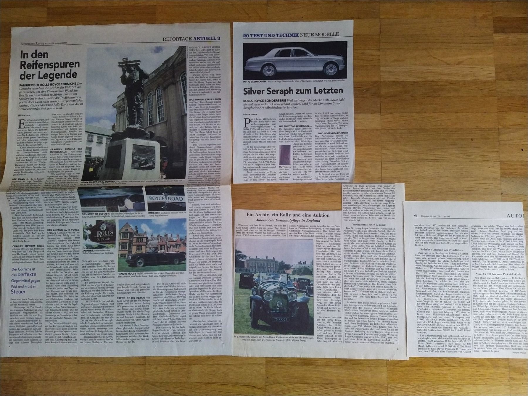Riviste & Magazine: Berichte ROLLS- ROYCE – Usato da Bern venduto da micky031