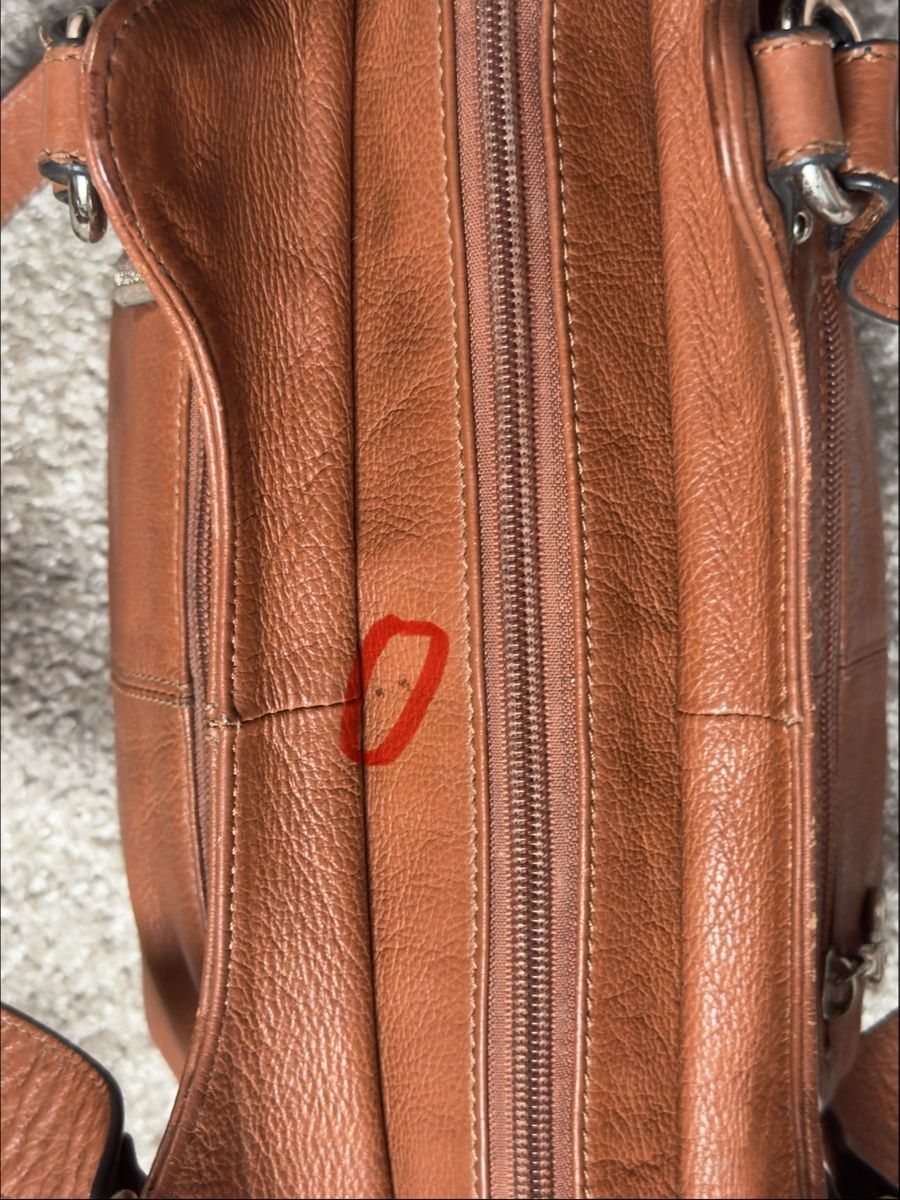 Borse da donna: Sac en cuir Hexagona marron  – Usato da Vuippens venduto da Anna_as 7