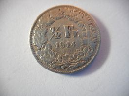 50 Rp. 1914 silber