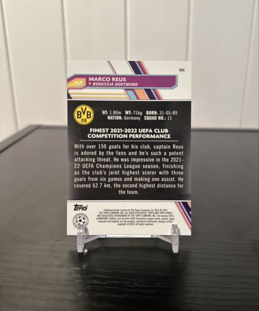 Topps Carte collezionabili: TOPPS BVB MARCO REUS /125 – Nuovo (secondo la descrizione) da Unterstammheim venduto da Robin059 1