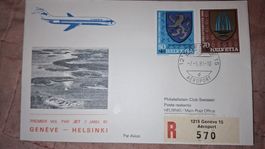 Swissair Geneve - Helsinki 07.01.1981