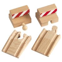Aktion Brio Rampen u. Prellbock Set, 33385, neu