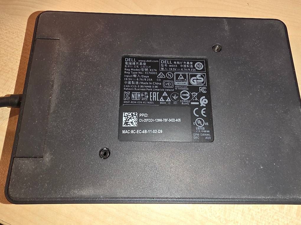 Dockingstation: Dell Docking Station WD15 – Gebraucht aus Libingen von tho_ku 2