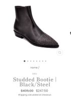 AGL 41 Neu/NP260CHF Schwarz Leder Schuhe
