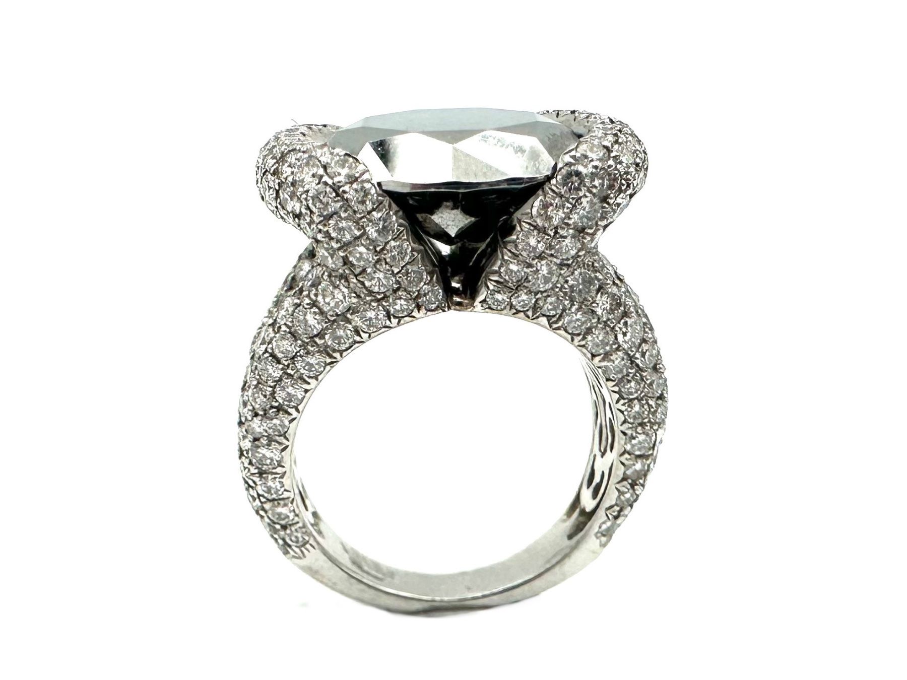 Chopard Anelli: CHOPARD. Bague "Joaillerie", or  18K, chrome et diamants – Usato da Renens VD venduto da Diademe.sarl 1
