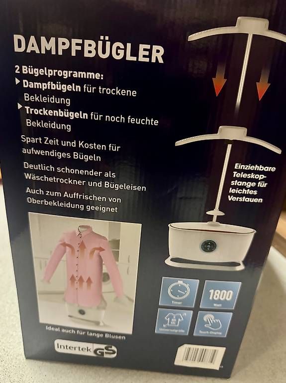 Bügeleisen: CleanMaxx Hemdenbügler – Gebraucht aus Männedorf von Aec84 3