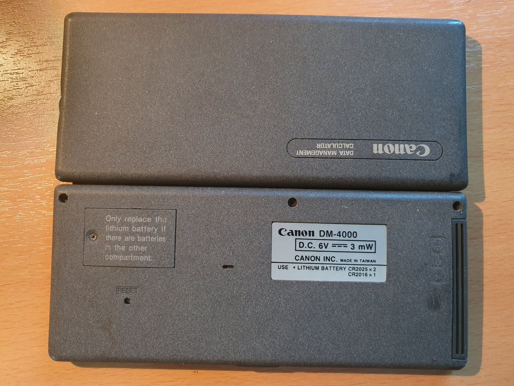 Canon Calcolatrici tascabili: Canon DM-4000 Data Manager Calculator von 1991! – Usato da Burgdorf venduto da mentalshopCH 4