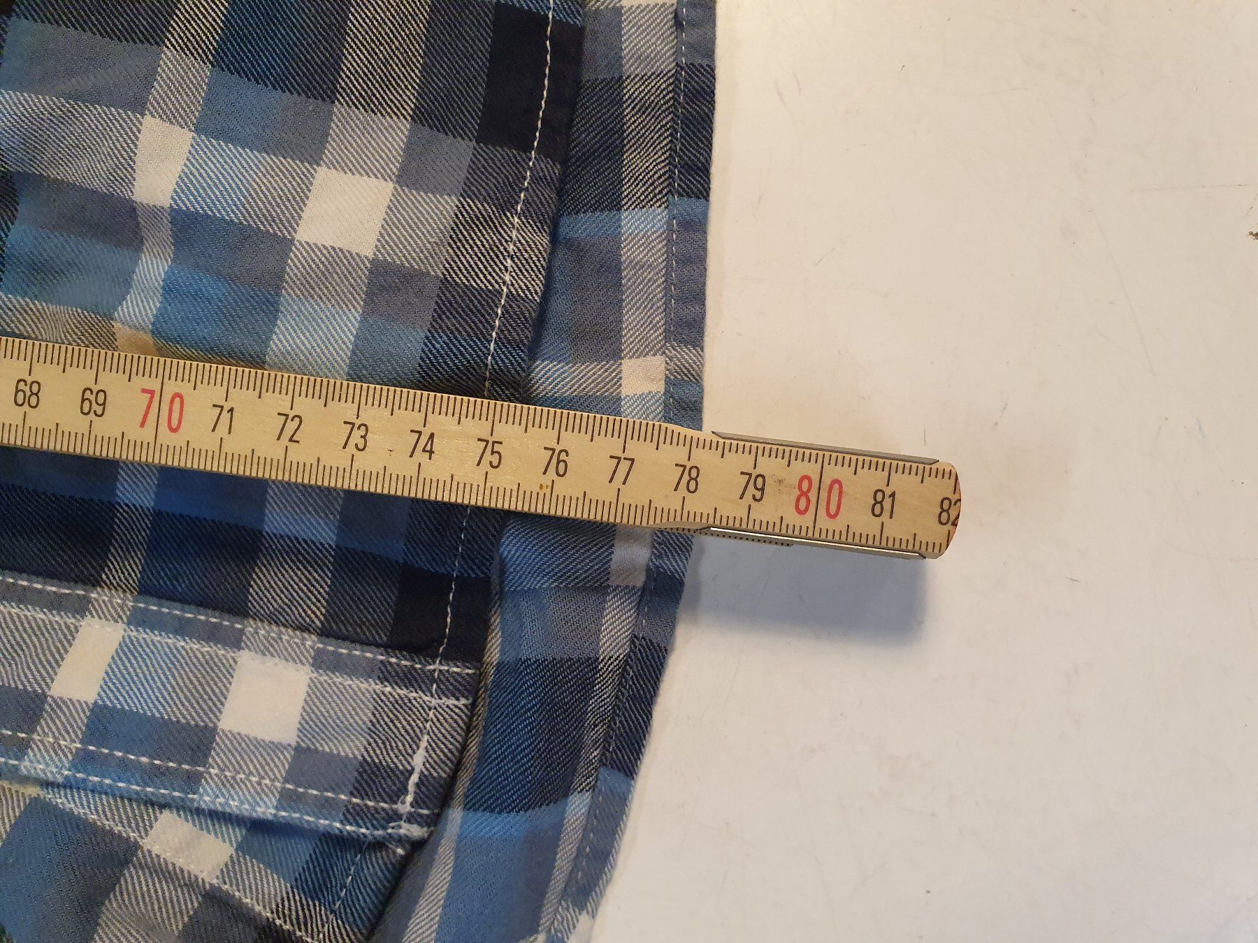 Camicie: Herrenhemd Divided blau karriert grösse XL – Usato da Zürich venduto da loosebone 2