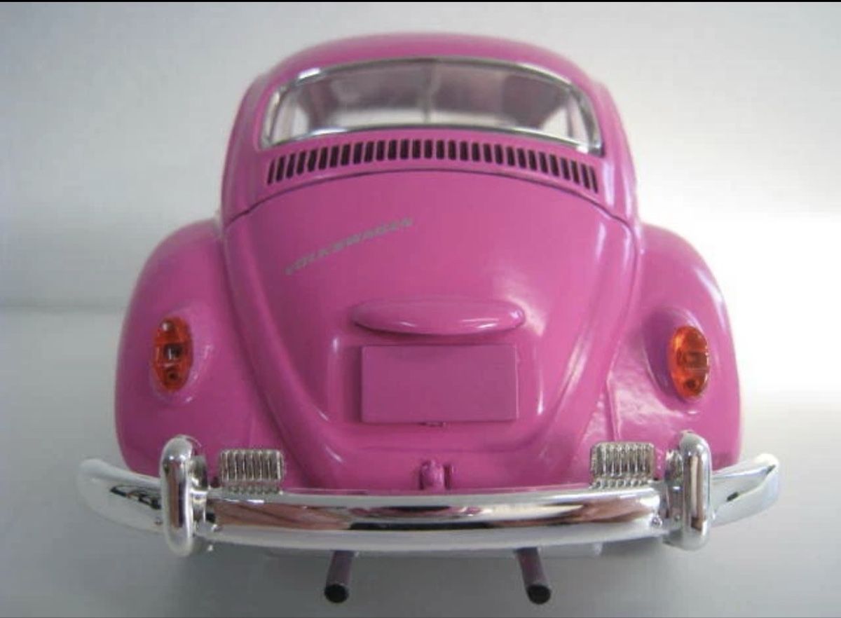 Volkswagen Modellini d'auto: VW Käfer Modellauto, rosa/weiss, – Nuovo (secondo la descrizione) da Basel venduto da Zomeg 5