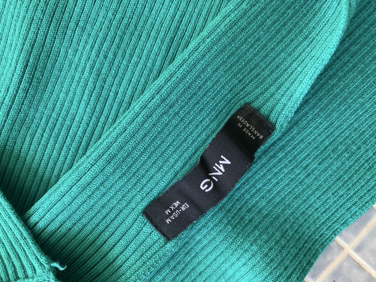Mango Top: Crop top Mango 🌴🌞 vert taille M – Nuovo (secondo la descrizione) da Lausanne venduto da Xiaoxi 3