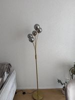 Stehlampe Gold
