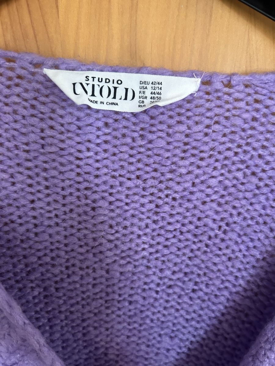 Giacche: Studio Untold Strickjacke Lila 42/44 – Usato da chur venduto da corazon710 1