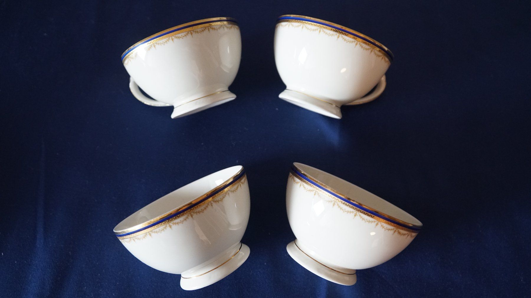 Tassen: Kaffee oder Teetasse Kobaltblau Vergoldet – Neu (gemäss Beschreibung) aus Bern von Antikbatik 7